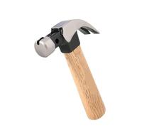 martillo Martillos de garra Mi ni, mango de madera de 10oz, martillo magnético de cabeza redonda, martillo de uñas pequeño portátil multifunción for carpintería(10OZ)