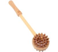 Martillo Masajeador de Bambú y Madera para Cuerpo y Muslos | Uso Manual sin Electricidad, Mango Largo Ergonómico, Pulido Fino y Superficie Suave, para Trabajo