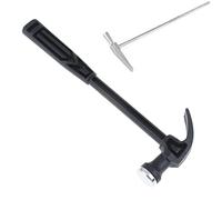 Martillo, Mini martillo de garra for carpintería, perforador clavos, metal, herramienta manual for reparación relojes, escape seguridad emergencia