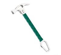 Martillo multifuncional de 28,8 cm, diseño ligero | Ángulo de garra ajustable, acero al carbono tratado térmicamente, construcción integrada e tracción de clavos