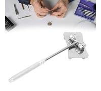 Martillo multifuncional de acero con doble cabeza, herramienta de mano para relojero con mango antideslizante