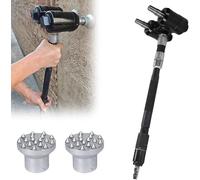 Martillo neumático con interruptor de perilla, eficiente para textura de hormigón de piedra, múltiples dientes, distancia de 4 cm