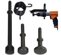Martillo neumático para romper pernos, Rompe pernos neumático | Accesorio para romper pernos de cincel y martillo neumático - Juego de puntas neumáticas lisas para reparación de neumáticos, triturador