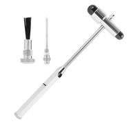 Martillo Neurológico con Aguja y Pincel Integrados, Herramienta de Diagnóstico Muscular y Neurología, Diseño Ergonómico de Doble Cabeza, para Profesionales y Uso Doméstico, Negro (1)