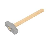 Martillo octogonal de impacto con cómodo agarre de madera, martillo de mampostería duradero, elimina eficazmente paredes y azulejos, mango ergonómico