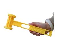 Martillo para acampar mazo de plástico liviano para acampar mazo portátil para clavijas de tienda y extractor con orif