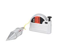 Martillo para cables magnético retráctil, herramienta de medición Vertical de caída de línea de 6 metros para sitio de construcción, carpintería, acero de aleación, nailon