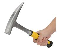Martillo para Recoger Rocas con Mango Antideslizante, Pico de Pata de Doble Cabeza, Estudio Geológico, Reducción de Impactos