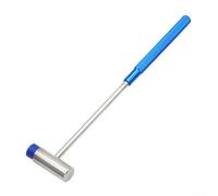 Martillo pequeño para reparación de relojes, herramienta de mazo de metal y goma de doble cabeza, herramienta manual de relojero compatible con ajustes de correa de reloj y pulsera (C)