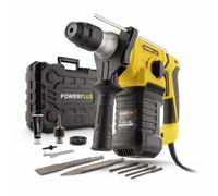 Varo Martillo Percutor 1500W - Taladro Combinado Percutor POWERPLUS 230V Antivibración