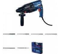 Bosch Professional martillo perforador GBH 240 (con SDS plus, 790 W, con juego de brocas, maletín de transporte)
