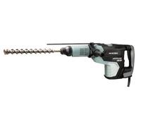 Martillo perforador HIKOKI de 1.500 W sin escobillas, 18,8 J (SDS-max) con mango de baja vibración (LVH) para taladrar hormigón hasta Ø 52 mm DH52MEWSZ