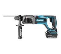 Martillo Perforador Makita DHR241RTJ SDS Plus 18V Negro Azul Gris