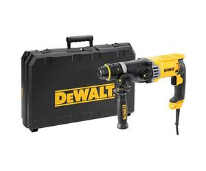 Martillo perforador rotativo DEWALT SDS Plus de 900 W, 3 modos, 3,0 J con portabrocas de cambio rápido.