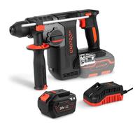 Martillo Perforador SDS Plus 20V Brushless DHR-202BC ULTRA - 2,5 J de Impacto, Ø24 mm para Hormigón, 4 Modos, Antivibración, Embrague de Seguridad 50 Nm, Batería 6 Ah BP-260 y Cargador - Por Dnipro-M