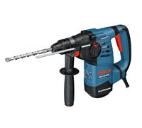 Bosch Martillo perforador GBH 3-28 DRE – empuñadura auxiliar, profundidad retráctil 210 mm, maletín