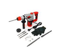 Martillo perforador SDS-Plus de 2200 W, martillo cincelador, martillo de percusión, taladro de percusión con juego de brocas + estuche