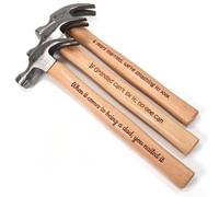 Martillo personalizado grabado con láser para papá, regalo personalizado para hombres, día del padre, aniversario, Navidad, regalo de cumpleaños (mediano)