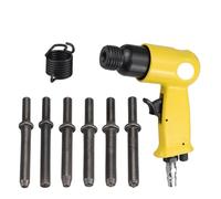Martillo remachador neumático profesional de mano for remaches semitubulares/remaches sólidos, clavos cabeza redonda, M3, M4, M5 y M6(6pcs full set)