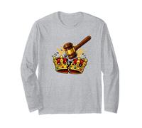 Martillo rompiendo la Justicia de la Corona sobre la tiranía Manga Larga