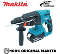Martillo Rotatorio Inalámbrico Makita DHR242 de 18V, 2J de Impacto, 26mm para Concreto, 4700 IPM, 3 Modos, Herramienta Profesional de Alta Resistencia 1PCSDHR242