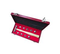 Martillo texturizado con textura con 9 caras intercambiables, herramientas para hacer joyas y manualidades, martillo formador de metal, en caja, ideas de regalo PTL®