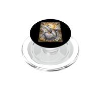 Martillo, tiburón, Coqueta, Cristiano, religioso, vitral PopSockets PopGrip para MagSafe