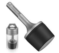 Martillos de goma alimentados para mango SDS Plus, martillos de goma para martillo eléctrico para radiadores, colocación de azulejos, carpintería, herramienta de fontanería