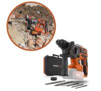 Martillos Perforador Inalámbrico 40V 5J SDS-Plus BRUSHLESS + 5 Accesorios