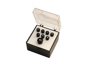 Martin 18APP50 Bridge Pins Set of 8 Ebony w/ Pearl Inlay