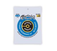 MARTIN 3 Pack Cuerdas para guitarra acústica, Superior Performance Medium 13-56, 80/20 Bronce (MA150PK3)