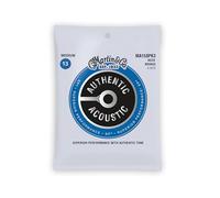 MARTIN 3 Pack Cuerdas para guitarra acústica, Superior Performance Medium 13-56, 80/20 Bronce (MA150PK3)