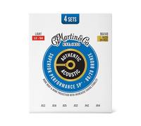 Martin 41Y25MA140PK4 Authentic Acoustic SP 80/20 - Paquete de 4
