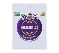 MARTIN Acoustic Bronze Originals, 80/20 bronce, Extra Light 10-47 (M170)