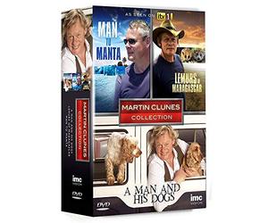 Martin Clunes 3 DVD Collection - A Man and His Dogs, Man to Manta & Lemurs of Madagascar - As Seen on ITV1 [Reino Unido]