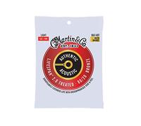 MARTIN Cuerdas para guitarra acústica, Lifespan 2.0 Light 12-54, bronce 80/20 (MA140T)