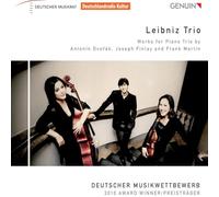 Martin, Dvorak, Finlay : Trio avec piano. Leibniz Trio.