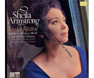 Martin Isepp( Piano), Bernard Walton (Clarinet) - Sheila Armstrong Lieder Recital Vinyl LP Rare Original UK Pressing