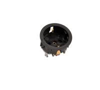 Martin Kaiser 1-Way Flush Fitting Socket With Earthing Contact Snap-In Negro IP20 - 391K/1/sw [50 Piezas]