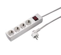 Martin Kaiser Enchufe De 4 Vías 45 Grados Con Interruptor Y Cable 5M (Enchufe Europeo) - 1064ZL5-15W/KWS