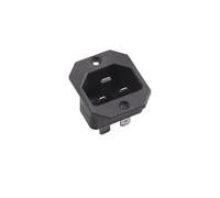 Martin Kaiser MK Enchufe IEC de entrada para aparatos C22 155 grados 16A - 837/63/sw [25 unidades]