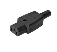 Martin Kaiser MK IEC C13 70 grados Enchufe de aparato 10A Toma de tierra Cont Entrada de cable - 794/mgT/sw [25 Piezas]