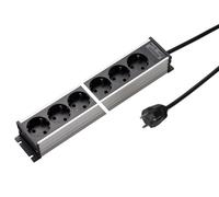 Martin Kaiser Regleta de aluminio de 8 vías y 45 grados con cable (Enchufe Europeo) - 1302ZL8SW15