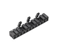 Martin Kaiser Regleta de bornes de 12 polos 6mm2 con tapa Negro - 636/sw [50 unidades]