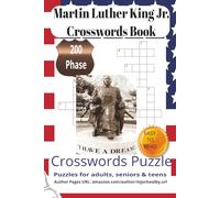 Martin Luther King Jr. Crossword Book: Inspiring Martin Luther King Jr. Crossword Search Puzzles Featuring Civil Rights History, Holiday-Themed Fun, ... Format, 200 Engaging Phrases for All Ages