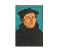 Martin Luther - Póster artístico sobre lienzo de la Reforma de las 95 tesis y arte de pared, impresión moderna para decoración de dormitorio familiar, sin marco, 50 x 75 cm