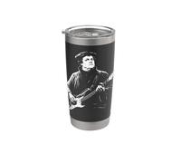 Martin Luther Toca La Guitarra Eléctrica Vintage Luterano Vaso térmico de acero inoxidable de doble pared