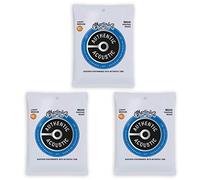 Martin MA545 Authentic Acoustic SP 92/8 Phosphor Bronze Light/Medium 12.5-55 Paquete de 3