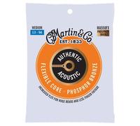 Martin MA550FX Authentic Acoustic Flexible Core Phosphor Bronze Strings 13-56