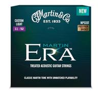MARTIN - MP353T, Cuerdas para Guitarra Acústica ERA Custom Light, Phosphor Bronze Round Wound, Calibre 11-52, Juego de 6 Cuerdas